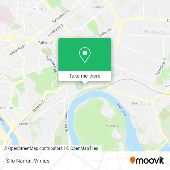 Карта Šilo Namai
