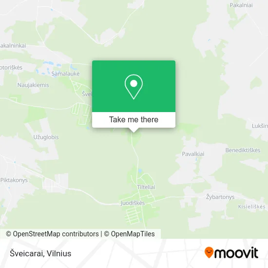 Карта Šveicarai