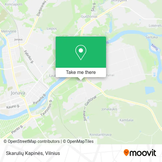 Карта Skarulių Kapinės