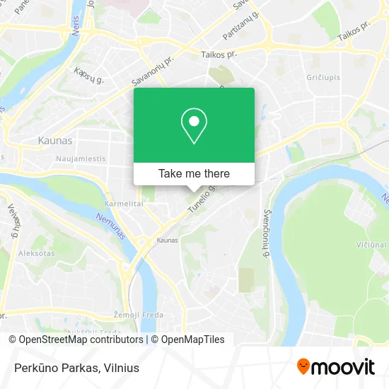 Карта Perkūno Parkas