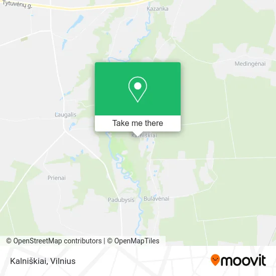 Карта Kalniškiai
