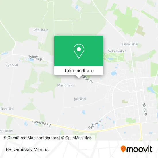 Карта Barvainiškis