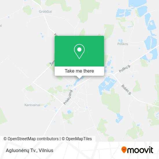 Карта Agluonėnų Tv.