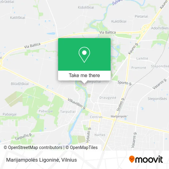 Карта Marijampolės Ligoninė