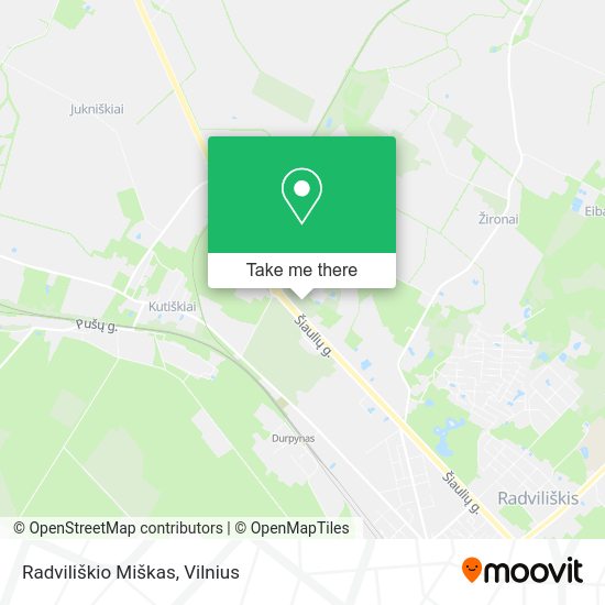 Карта Radviliškio Miškas