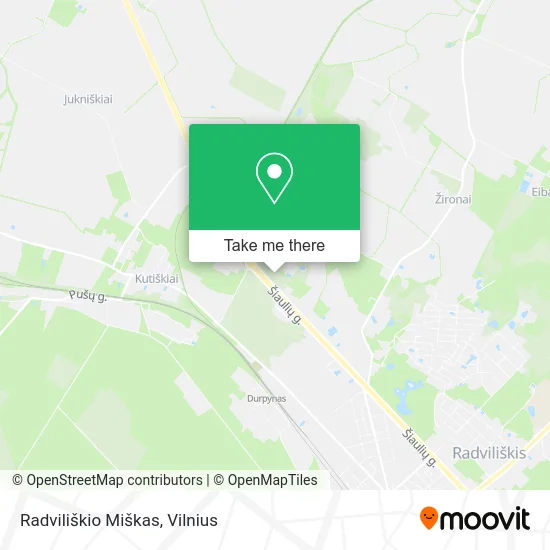 Карта Radviliškio Miškas
