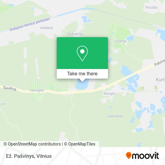Карта Ež. Pašvinys