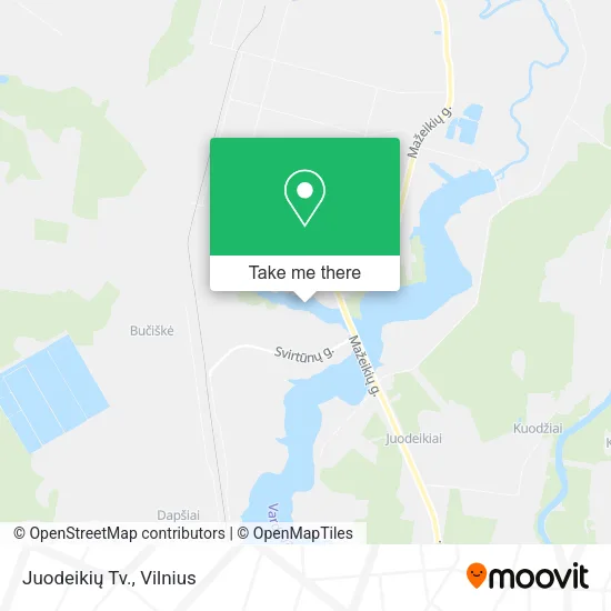 Карта Juodeikių Tv.