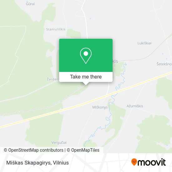 Карта Miškas Skapagirys