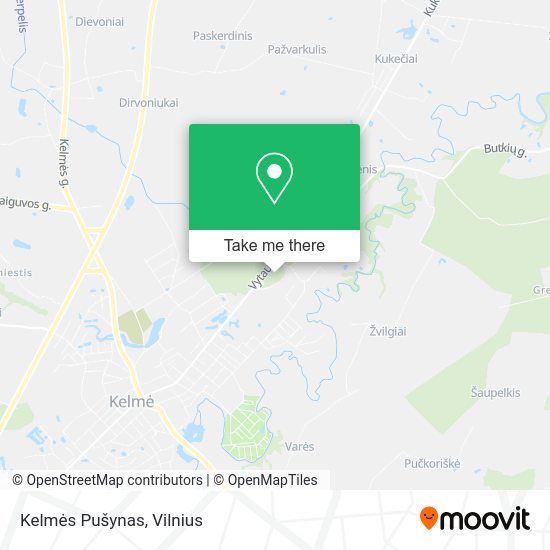 Карта Kelmės Pušynas