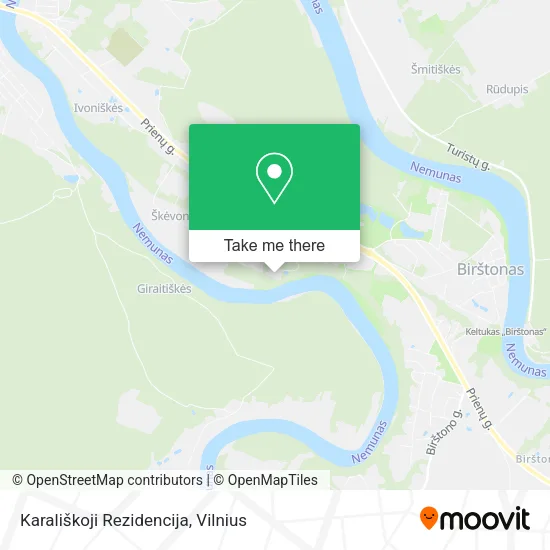 Карта Karališkoji Rezidencija