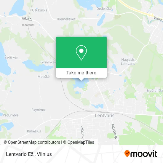 Карта Lentvario Ež.