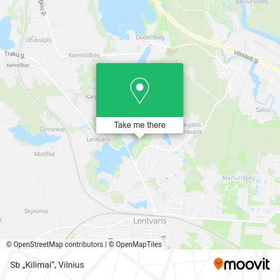 Карта Sb „Kilimai“
