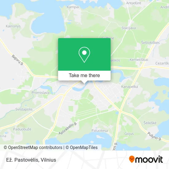 Карта Ež. Pastovėlis