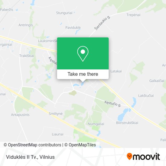 Карта Viduklės II Tv.
