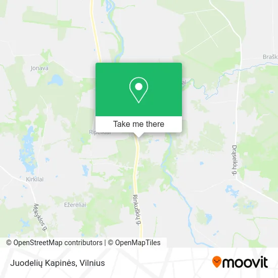 Карта Juodelių Kapinės