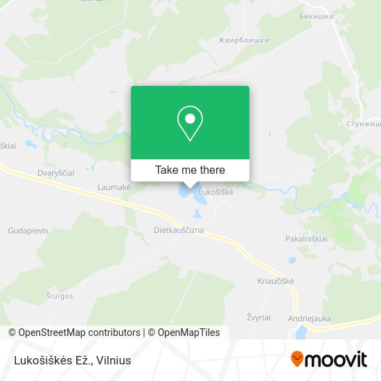 Карта Lukošiškės Ež.