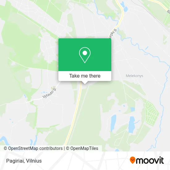 Карта Pagiriai
