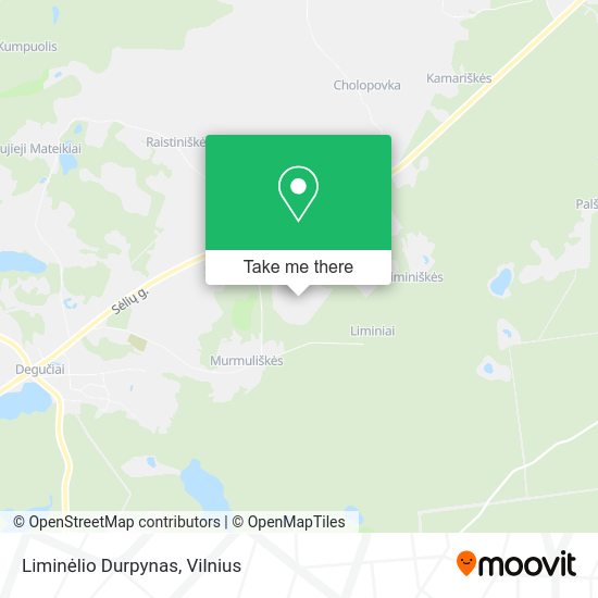 Карта Liminėlio Durpynas