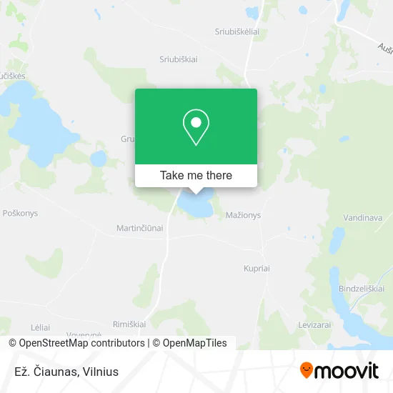 Карта Ež. Čiaunas