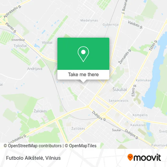 Карта Futbolo Aikštelė