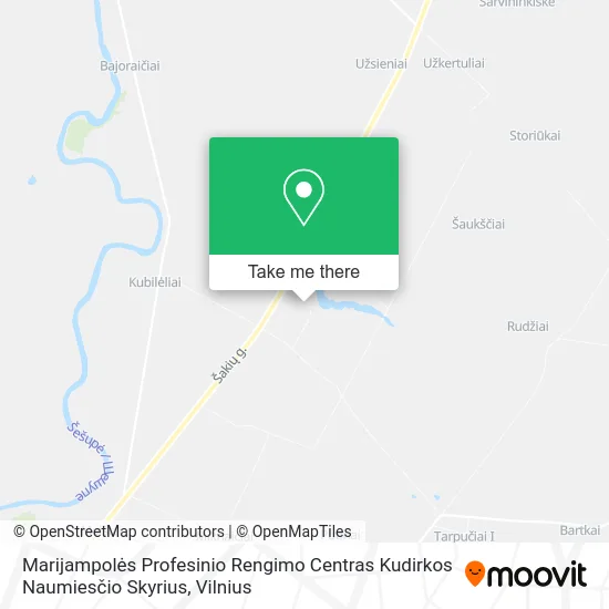 Карта Marijampolės Profesinio Rengimo Centras Kudirkos Naumiesčio Skyrius