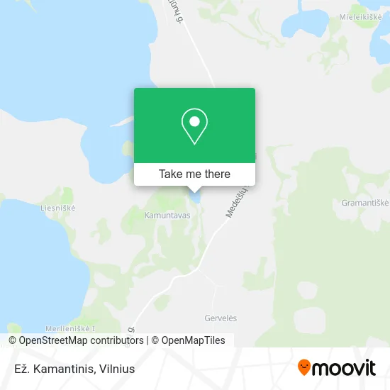 Карта Ež. Kamantinis