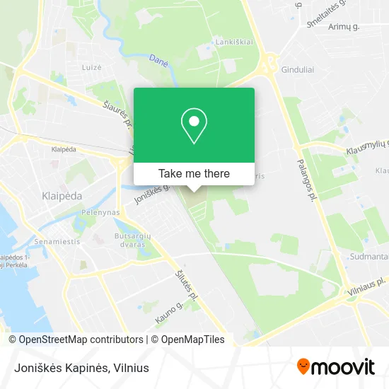 Карта Joniškės Kapinės