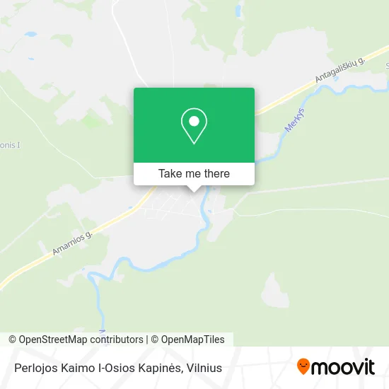 Perlojos Kaimo I-Osios Kapinės map
