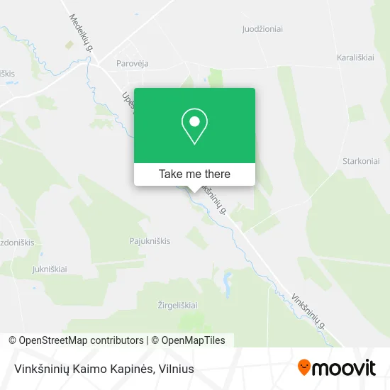 Карта Vinkšninių Kaimo Kapinės
