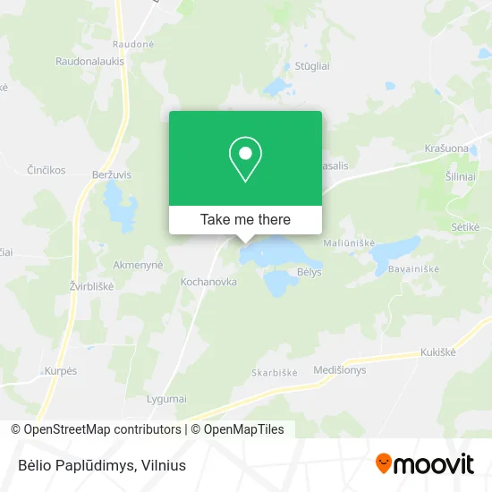 Карта Bėlio Paplūdimys