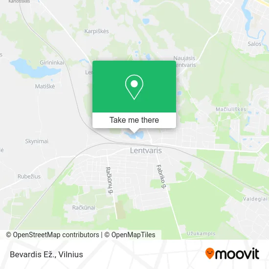 Bevardis Ež. map