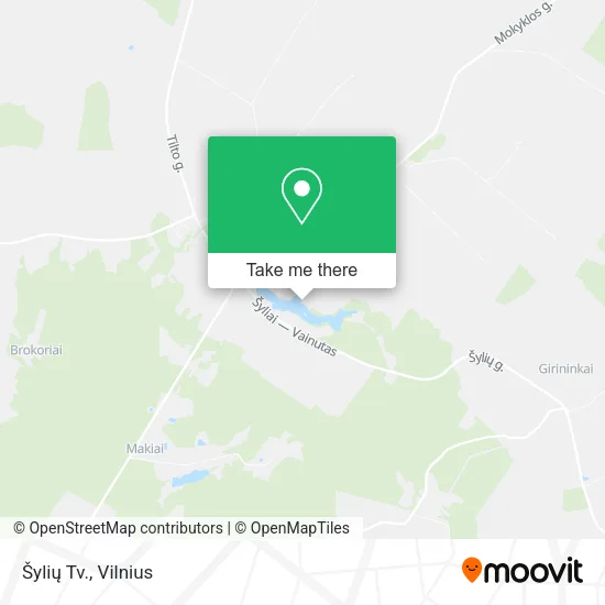 Šylių Tv. map