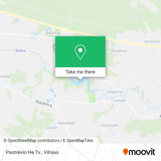 Карта Pastrėvio He Tv.