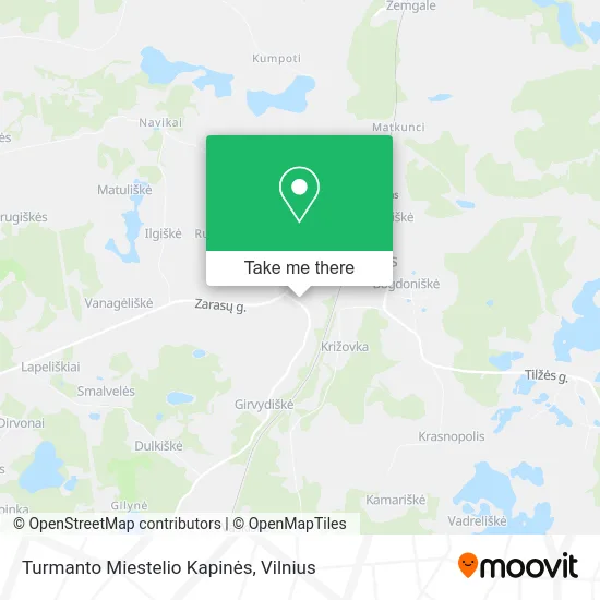 Карта Turmanto Miestelio Kapinės