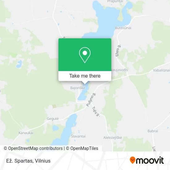 Карта Ež. Spartas