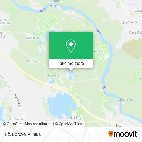 Карта Ež. Borovė