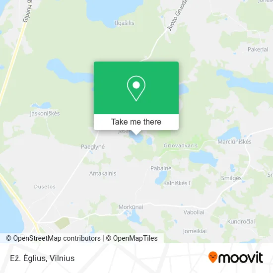 Карта Ež. Ėglius