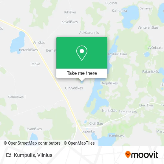 Карта Ež. Kumpulis