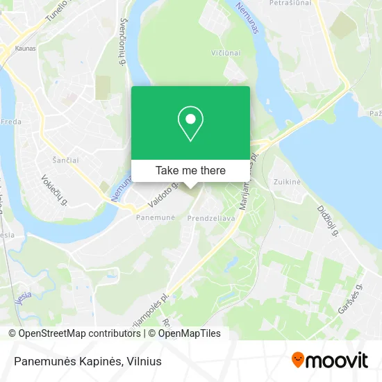 Карта Panemunės Kapinės