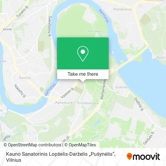 Карта Kauno Sanatorinis Lopšelis-Darželis „Pušynėlis“