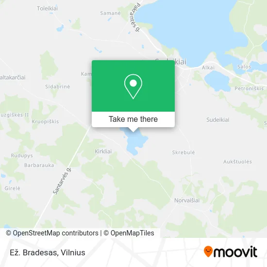 Карта Ež. Bradesas