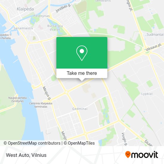 Карта West Auto