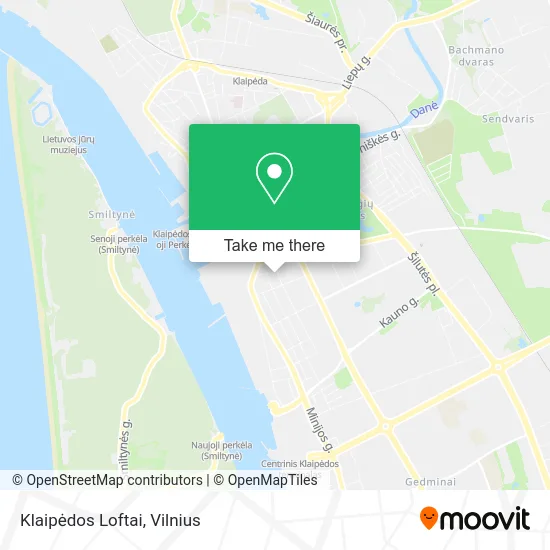 Карта Klaipėdos Loftai
