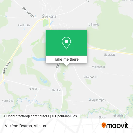 Карта Vilkėno Dvaras