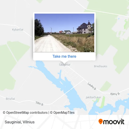 Карта Sauginiai