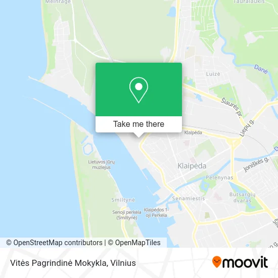Карта Vitės Pagrindinė Mokykla