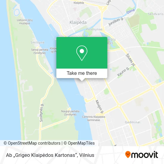 Карта Ab „Grigeo Klaipėdos Kartonas“