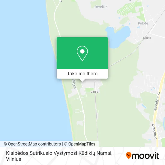 Карта Klaipėdos Sutrikusio Vystymosi Kūdikių Namai
