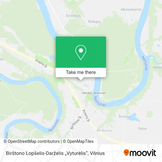 Карта Birštono Lopšelis-Darželis „Vyturėlis“